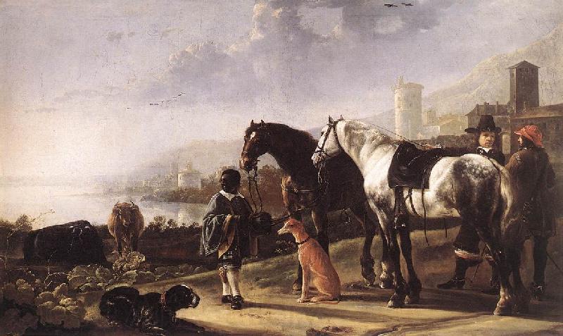 CUYP, Aelbert The Negro Page dfg Norge oil painting art